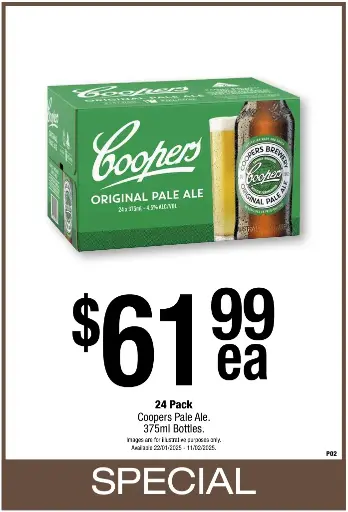 Coopers Pale Stb 24pk